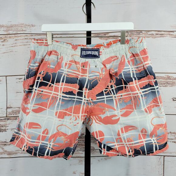 Vilebrequin Swim Shorts Trunks Lobster Print Size XL - Picture 2 of 10